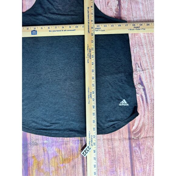 Adidas Women's Size Medium Climalite Gray Burnout Tank Top Lightweight Breathabl - Picture 8 of 8